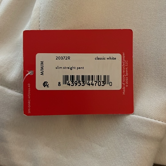 Spanx Ankle Pants Slim Straight Pants Shaping Elastic Waist MEDIUM - Picture 4 of 6